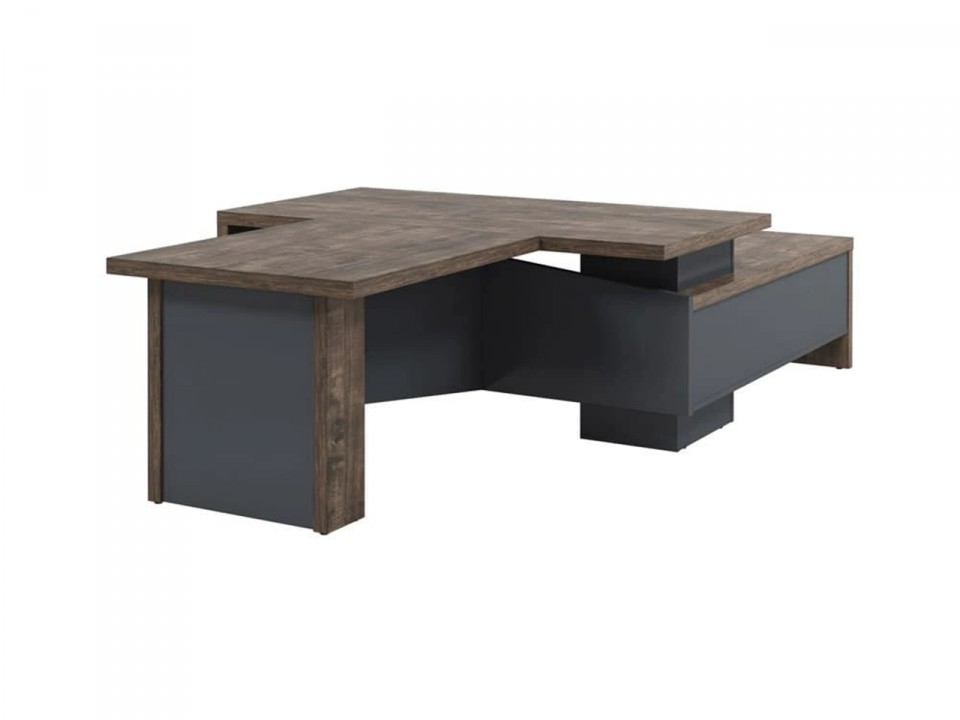 Кабинет руководителя Torston T-818л.0000 (лев.) Стол руководителя с тумбой и бриф. б/розетки