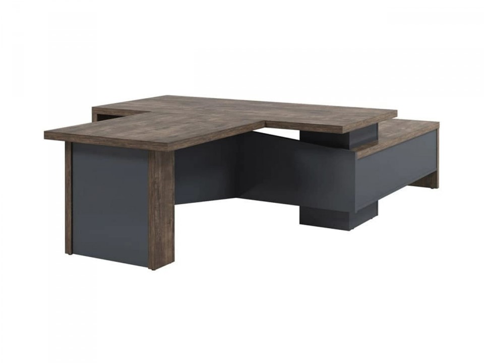 Кабинет руководителя Torston T-820л.0000 (лев.) Стол руководителя с тумбой и бриф. б/розетки